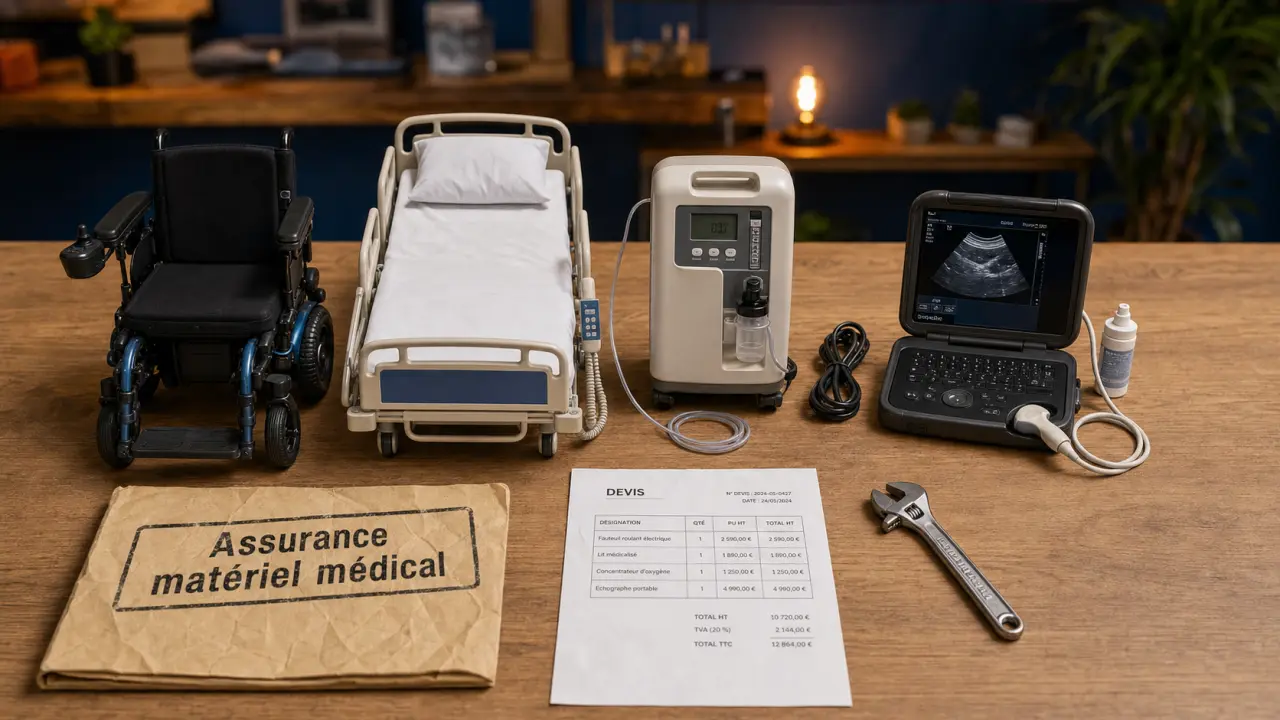Assurance matériel médical : couvre casse et vol, responsabilité liée à l’usage