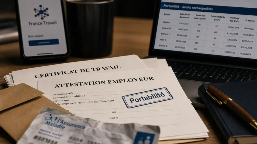 Démission légitime et mutuelle d’entreprise : quand la portabilité permet de garder ses garanties