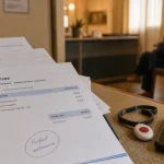 Prise en charge téléassistance par mutuelle : documents et facture ouverte, médaillon d’appel