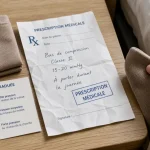 Bas de contention après opération la nuit sur ordonnance