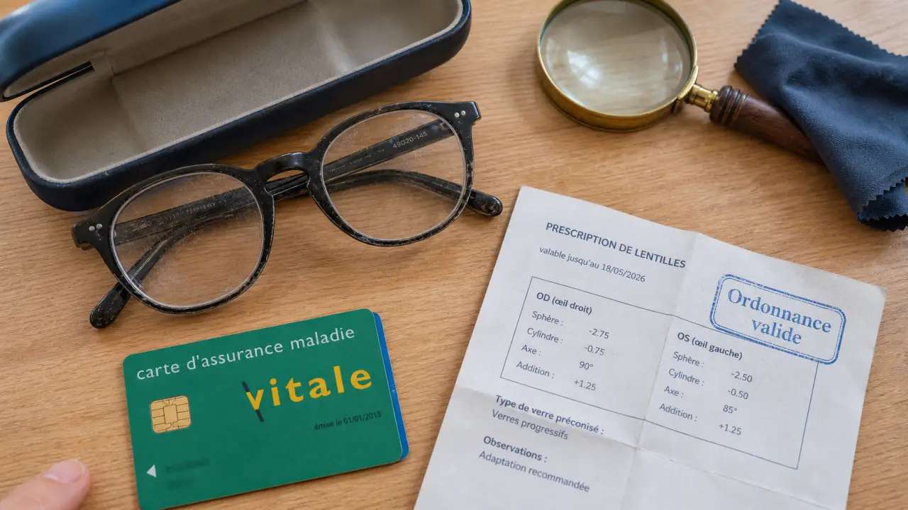 Condition changement de correction lunettes avant 2 ans : seuils, ordonnance valide, remboursement
