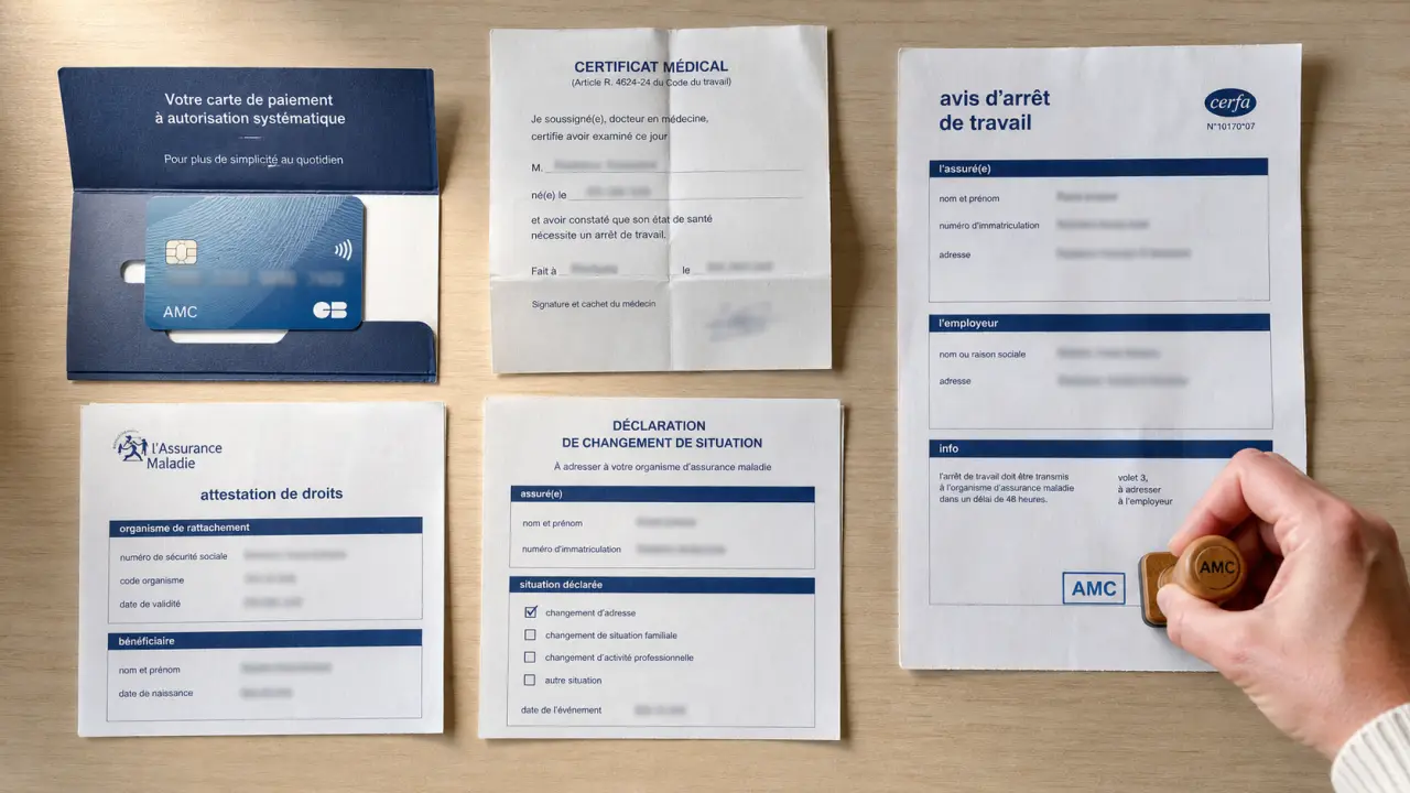 Numero amc c est quoi : carte AMC et documents pour remboursements