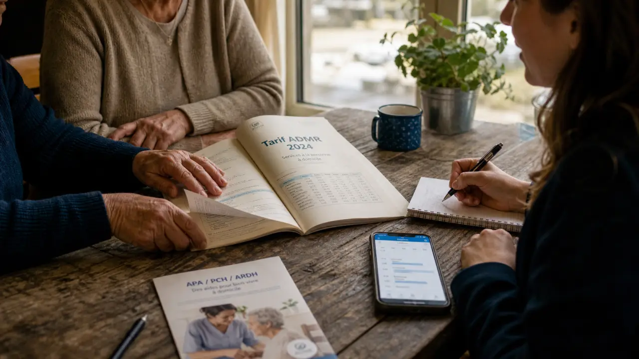 Tarif ADMR 2024 : aides et reste à charge, famille et conseillère