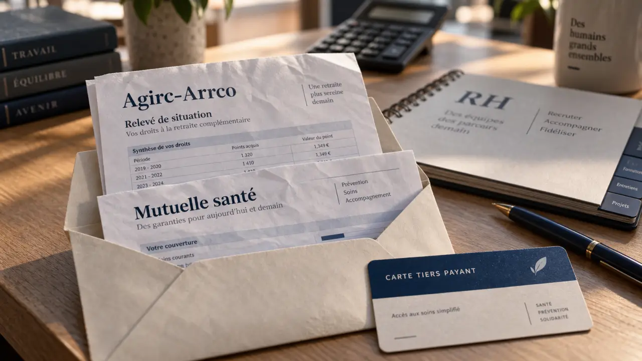 Agirc Arrco mutuelle santé : documents et carte de tiers payant