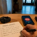 Bracelet alarme personne âgée sans abonnement avec alerte SOS sur smartphone
