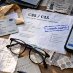 Chomage et CMU : demande CSS/C2S envoyée