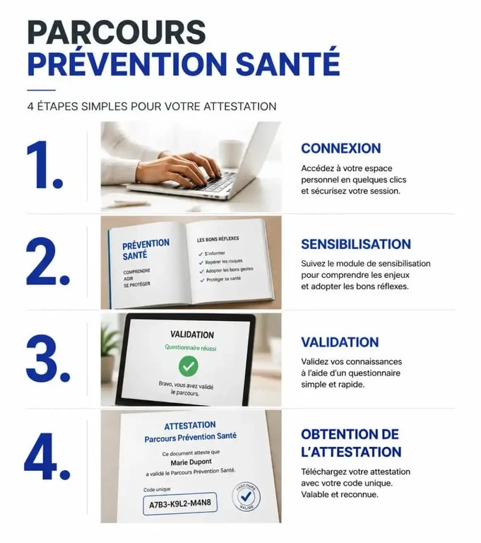 Les 4 étapes du parcours prévention santé pour les coureurs