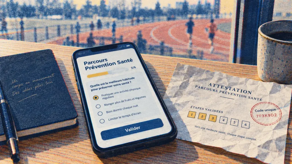 Parcours prévention santé : smartphone et attestation, fin du certificat médical