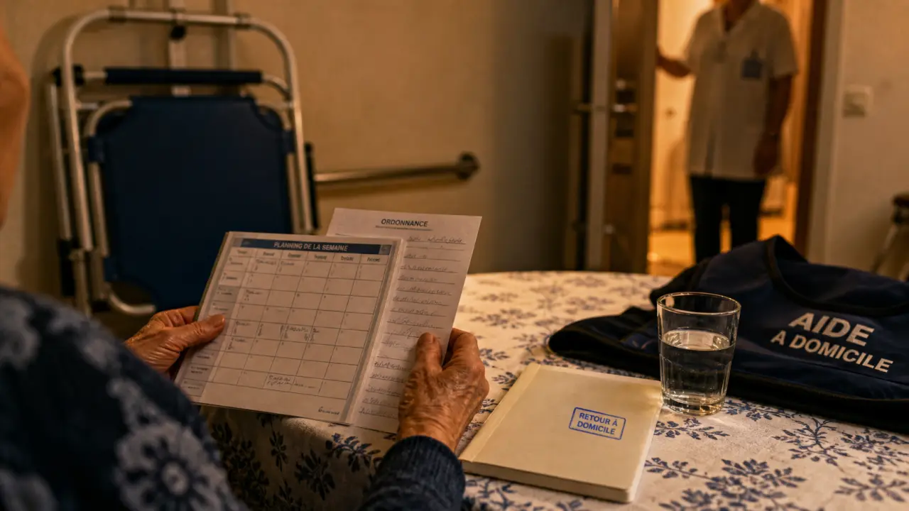 Récupération opération personne âgée : sécuriser le retour à domicile, aide et planning médical
