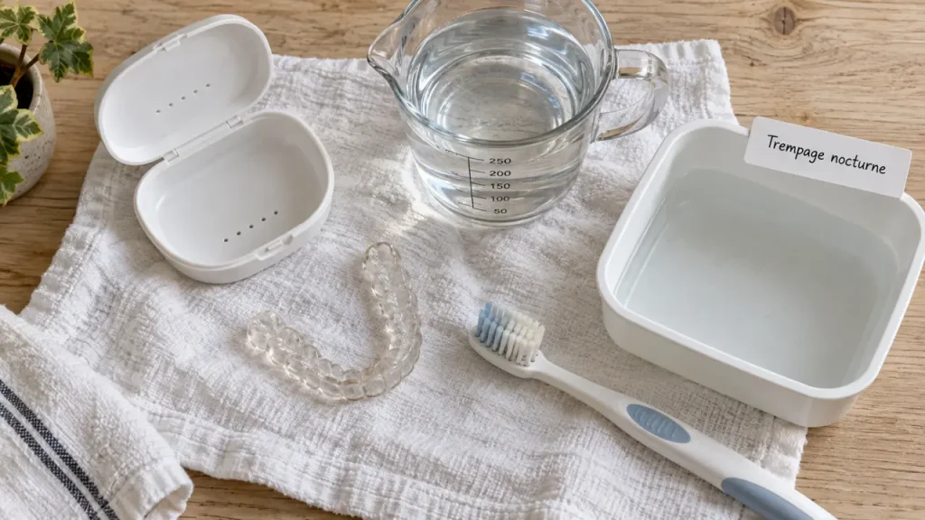 Faut il faire tremper son appareil dentaire la nuit : eau tiède, bac et boîte